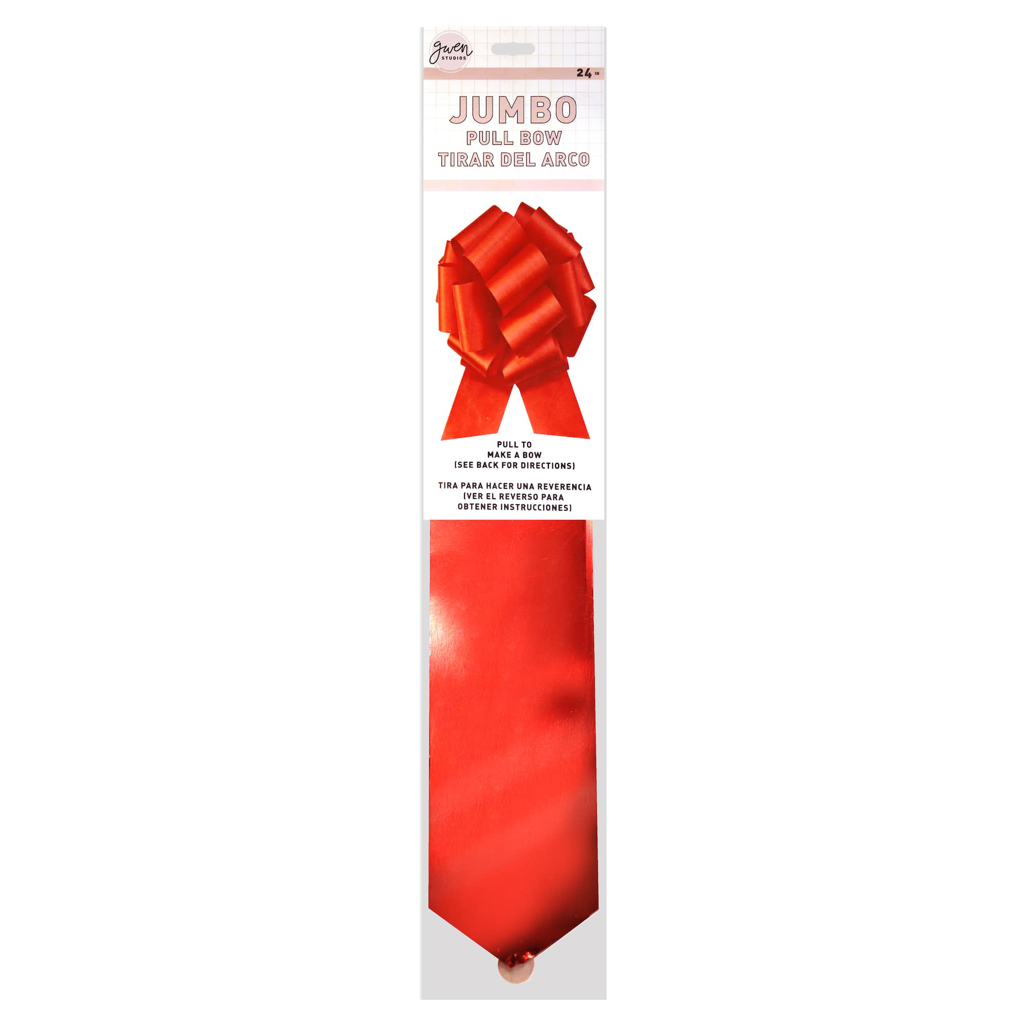 Gwen Studios 24" Giant Red Waterproof Car Bow